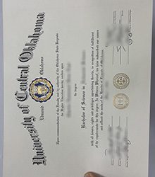 UCO degree, University of Central Oklahoma diploma