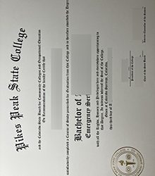 How to make a Pikes Peak State College degree?