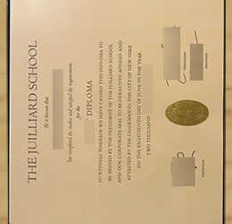 Essential things for making The Juilliard School diploma