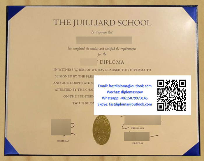 The Juilliard School diploma