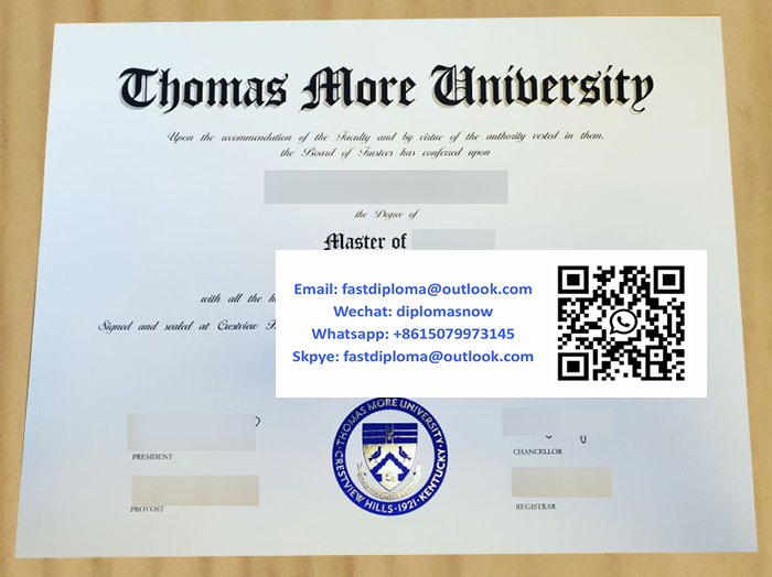 Thomas More University diploma Thomas More University diploma