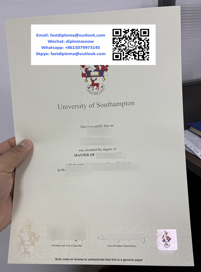 University of Southampton degree University of Southampton degree